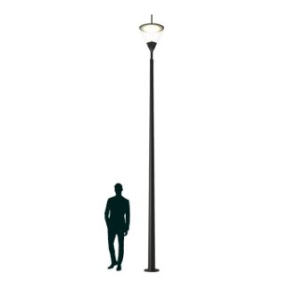 APEX LED 40W RW 830 RAL9005 POLE 4M (в комплекте ЗДФ)