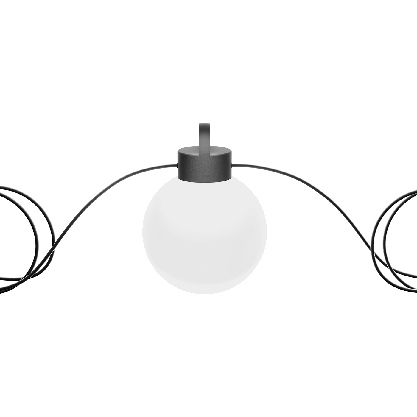 LIGHTBALL 8W 830 WH D80