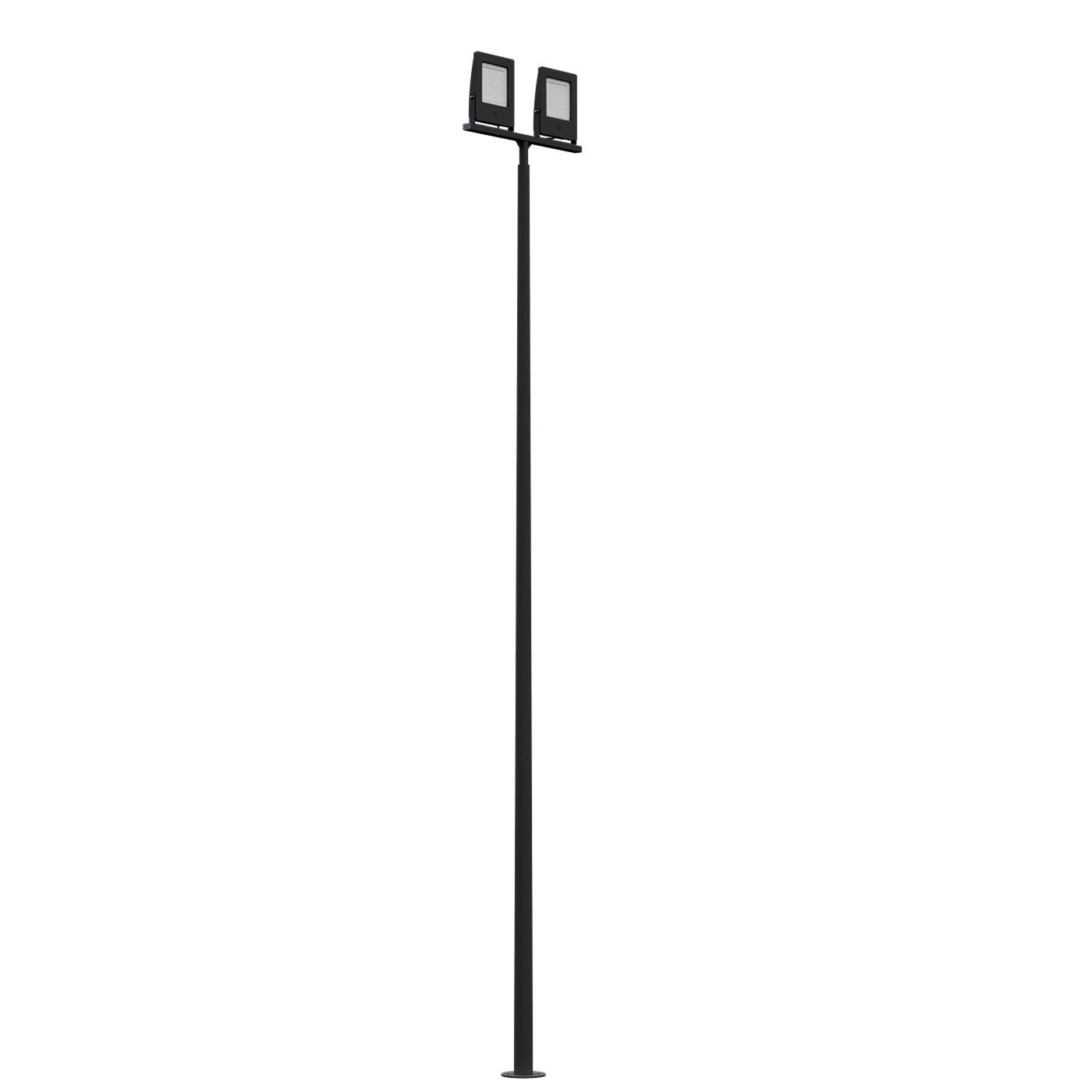 LEADER LED 100W D75 740 RAL9005 T-POLE 7M (в комплекте ЗДФ) — изображение 2