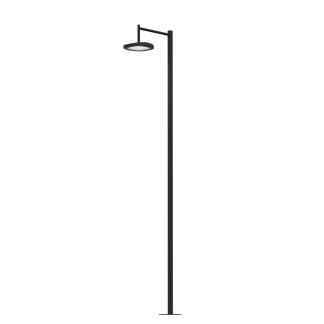 SKYLINE LED 30W DK 827 RAL9005 S-POLE 4M D89 (в комплекте ЗДФ)