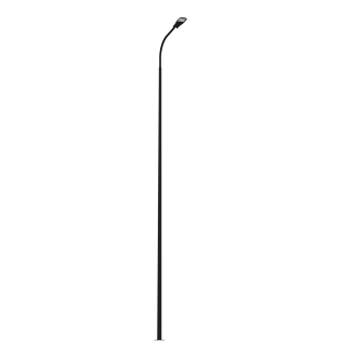 SWIFT LED 80W DW1 740 RAL9005 K-POLE 9M (без ЗДФ)