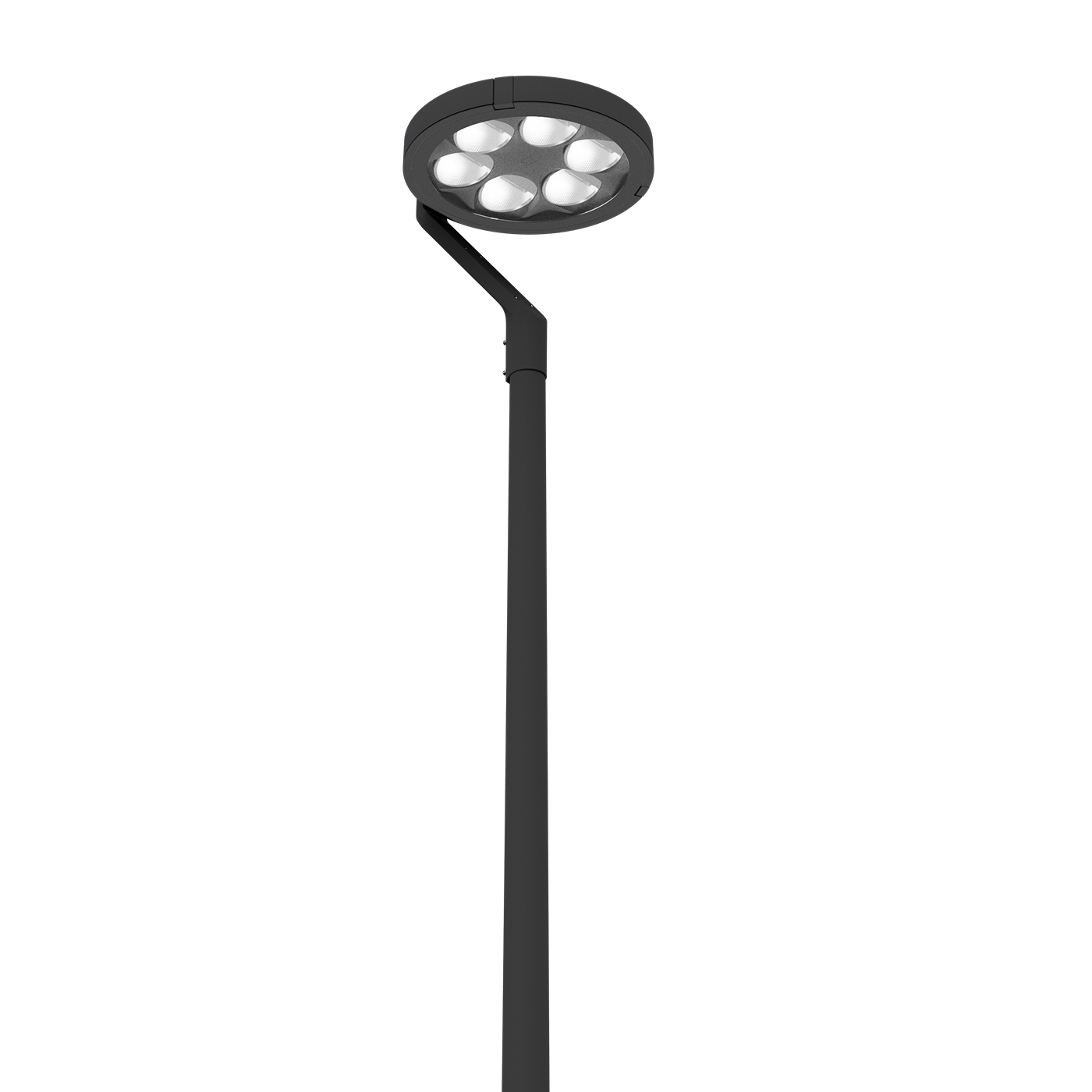 KROON TOP 40W RW 830 RAL9005 POLE 4M SET (в комплекте ЗДФ) — изображение 4
