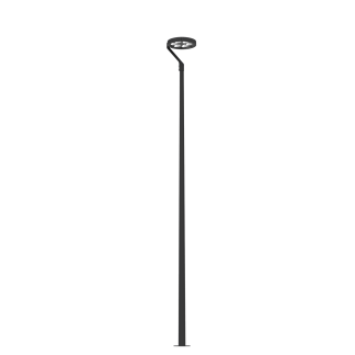 KROON TOP 40W DW 830 RAL9005 POLE 4M SET (в комплекте ЗДФ)
