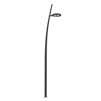 KROON 30W DW 840 RAL9005 INCLINE-POLE 4M SET (без ЗДФ)