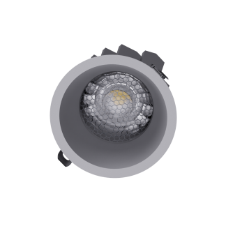 SPLIGHT FRAME ROUND UGR/R WH honeycomb