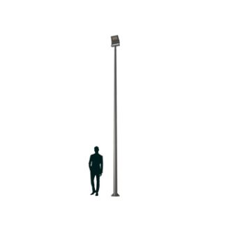 LEADER LED 100W D75 740 RAL9005 T-POLE 7M (в комплекте ЗДФ)