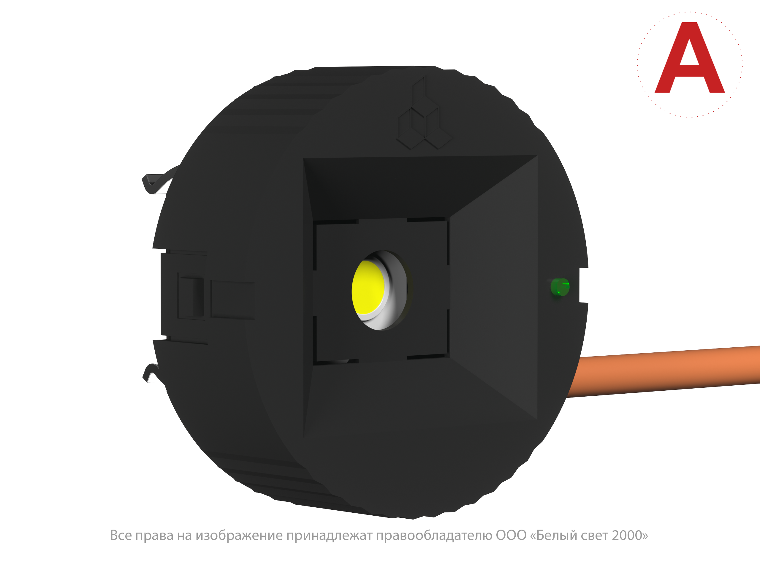 Аварийный светильник BS-OKO-81-L1-INEXI3-AUTOTEST Black