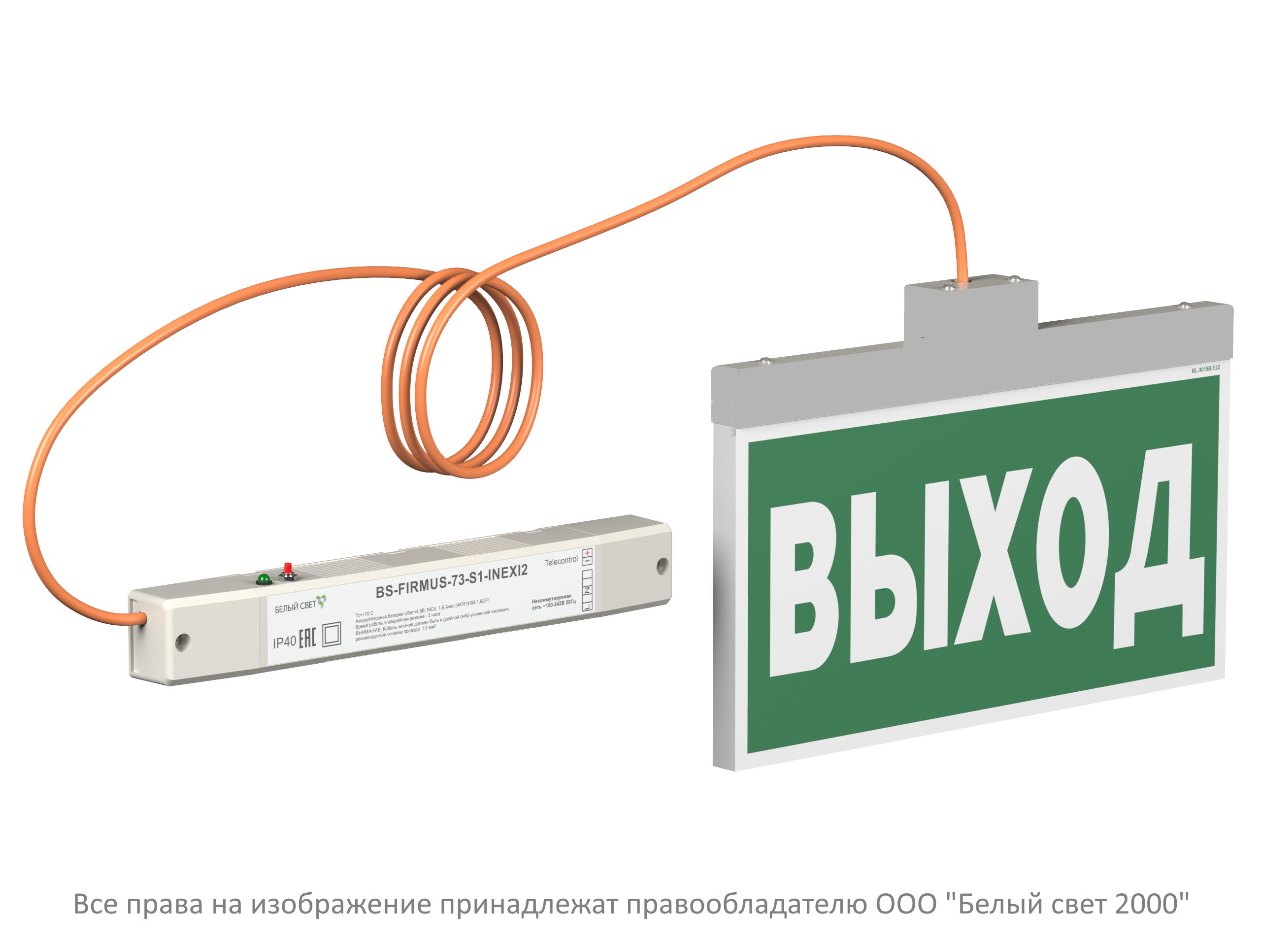 Световой указатель BS-FIRMUS-73-S1-INEXI2