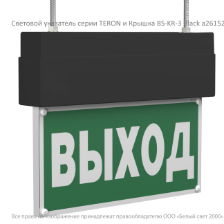 Световой указатель BS-TERON-71-S1-INEXI2 Black