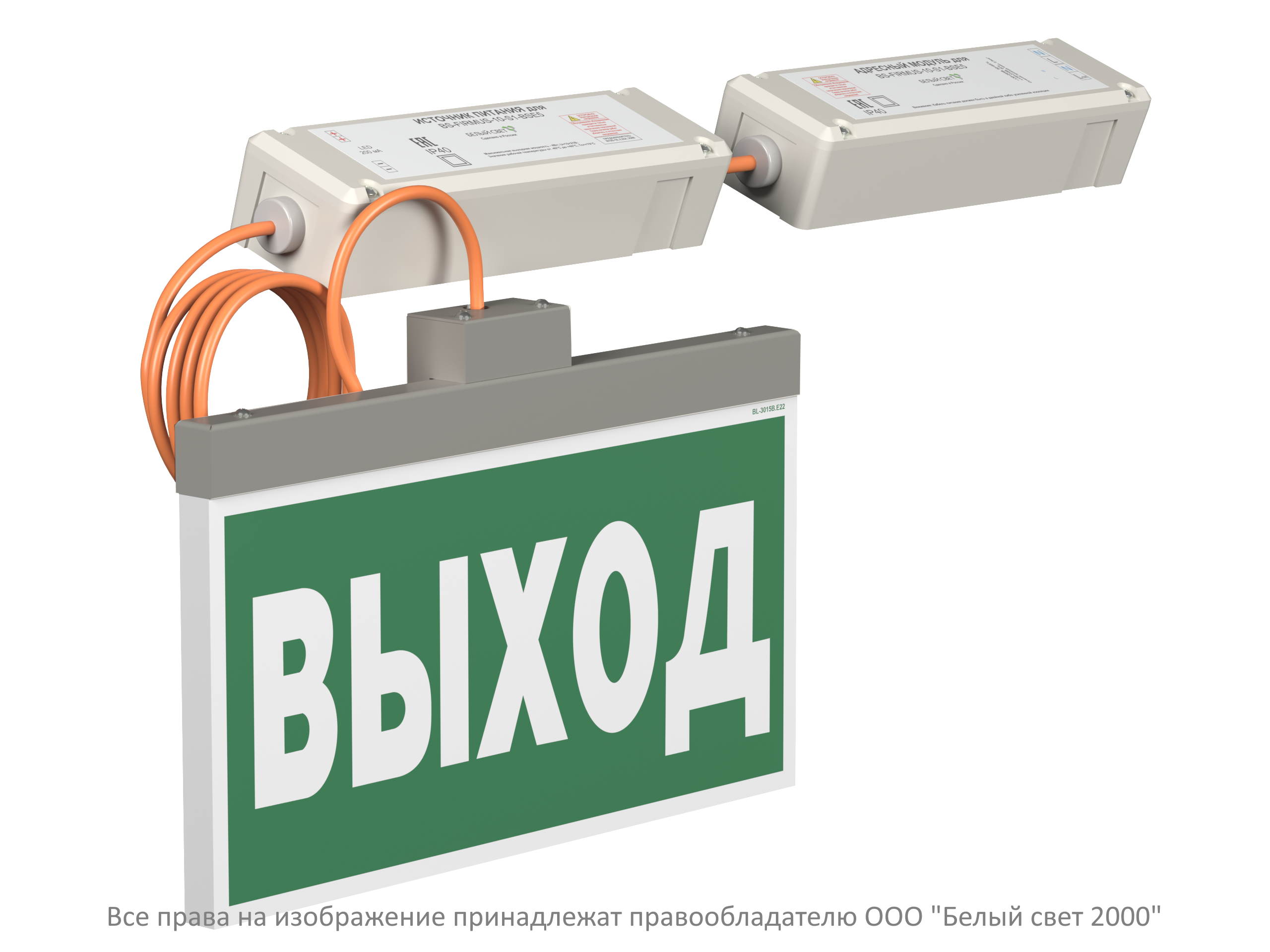 Световой указатель BS-FIRMUS-10-S1-BSE5 Gray