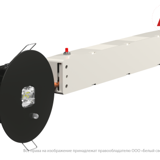 Аварийный светильник BS-RADAR-81-L2-INEXI3-AUTOTEST-FELS Black