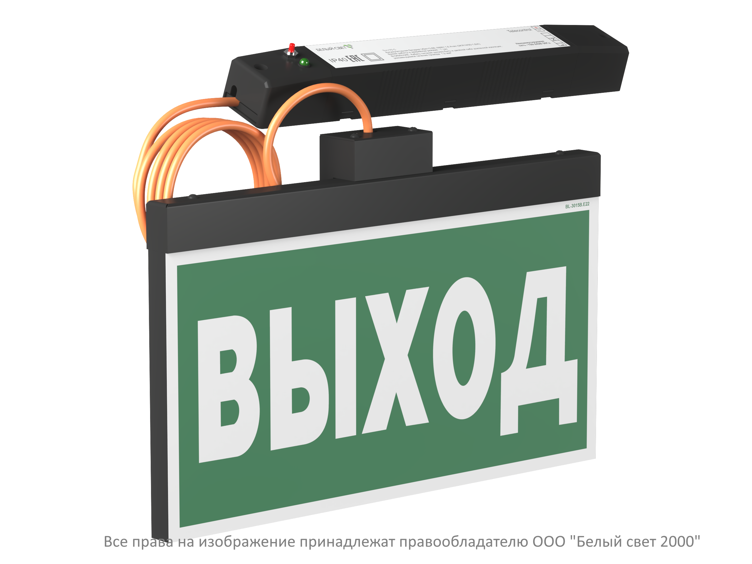 Световой указатель BS-FIRMUS-73-S1-INEXI2 Black