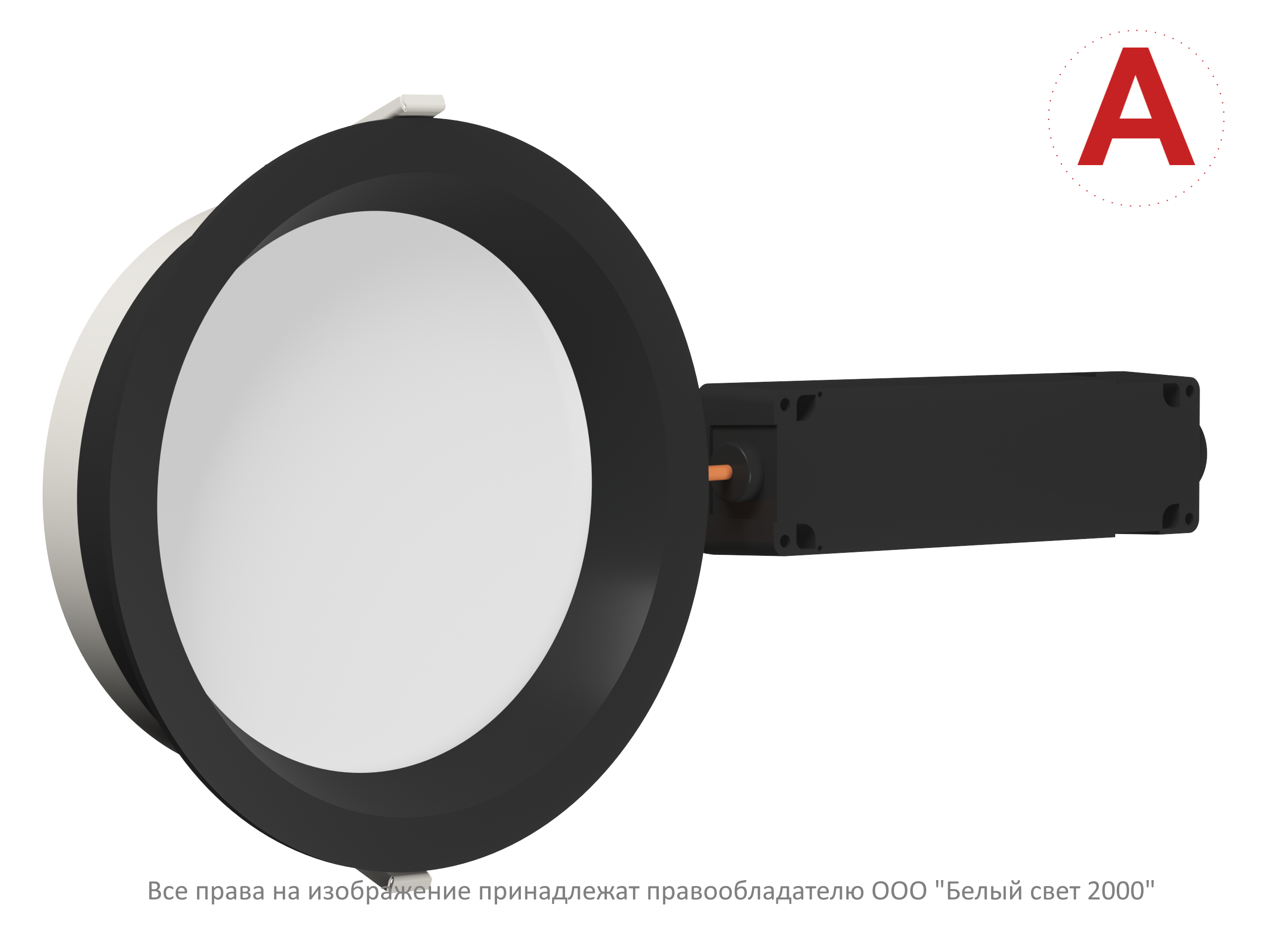 Аварийный светильник BS-DL-10-L2-LED V01 Black 4000K