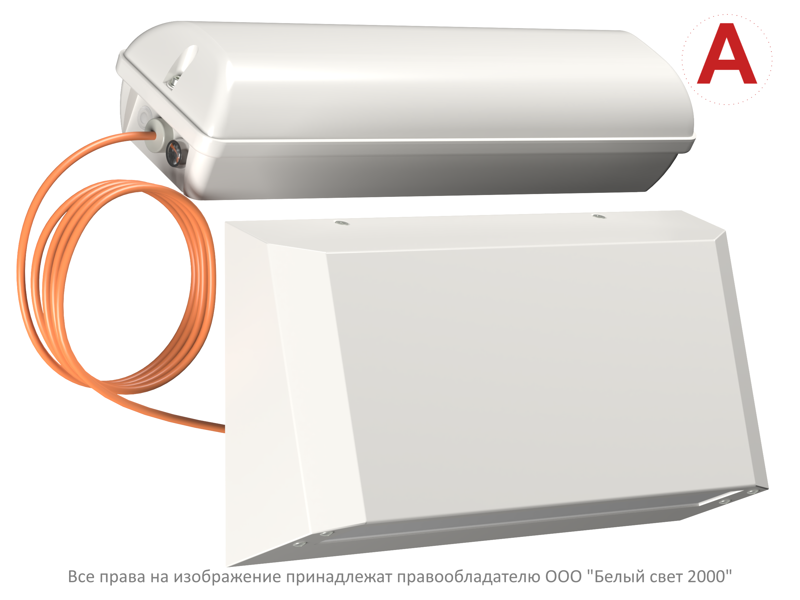 Аварийный светильник BS-CUSTOS-53-L2-STABILAR3-AUTOTEST V01 4000K White